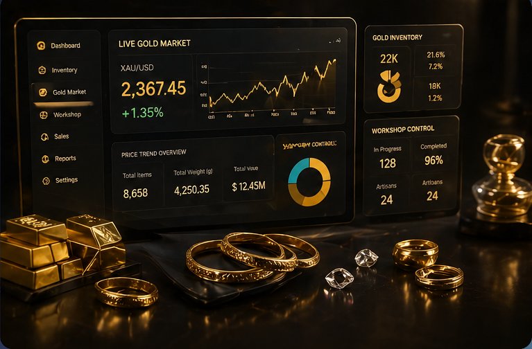 Gold & Jewelry Management Dashboard